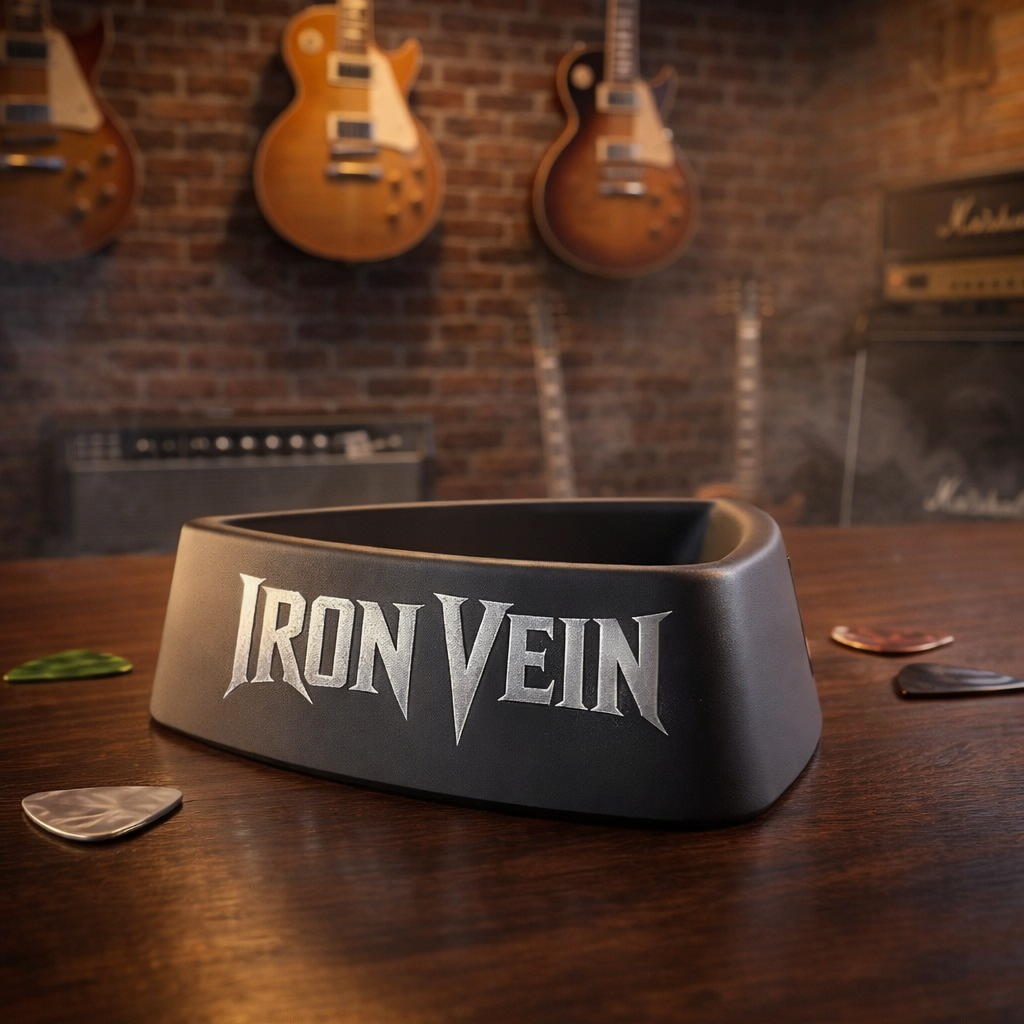 Pick Tray with Iron Vein branding